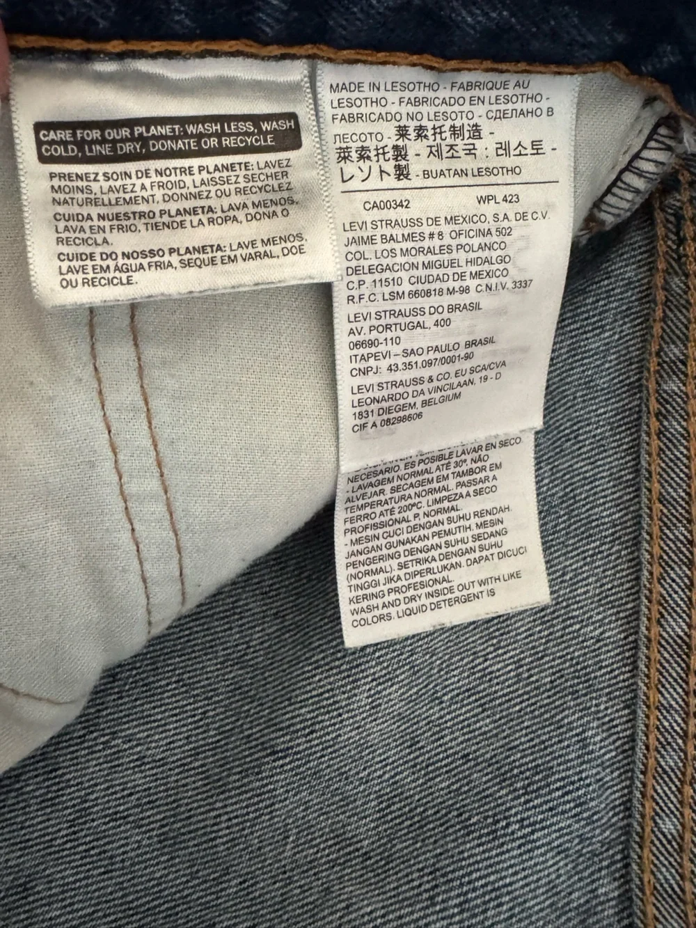 Levi's 505 Regular Fit Straight Leg Blue Jeans 29 x 30 Classic Rugged workwear